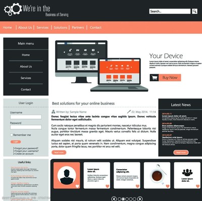 優質網頁模板圖片 提升網站設計效率與美學體驗的關鍵